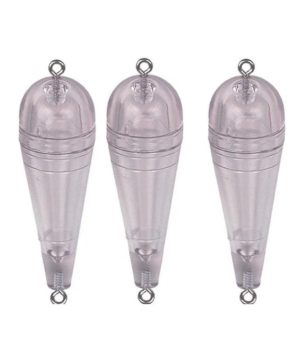 Rainbow Plastics Package of 3 Torpedo Bubble Floats Choice of Color and Size