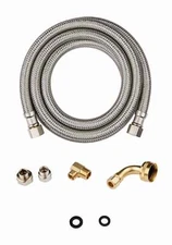 EFIELD 6 Ft Universal Dishwasher Installation Kit-Stainless Steel