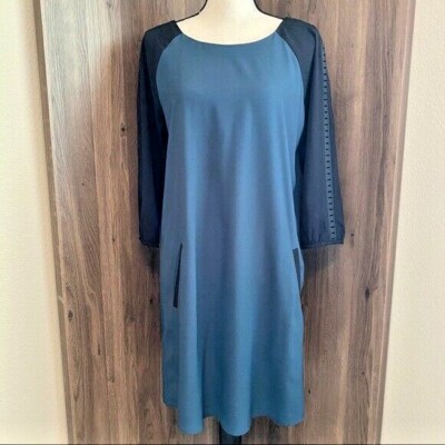 Maison Scotch Battle Green Shift Dress | eBay