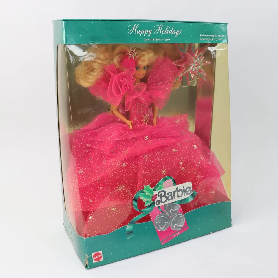 Muñeca Barbie Felices Fiestas Edición Especial 1990 Mattel #4098 Coleccionable Foto 4 de 4