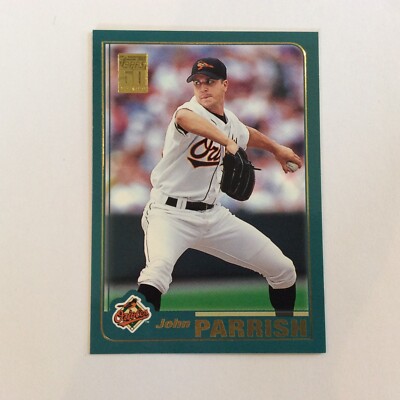 2001 Topps #711 John Parrish Baltimore Orioles | eBay