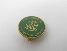 WSC High School Summer Camp Pin Vintage Collectible