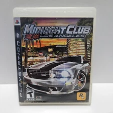 Midnight Club Los Angeles ~ PS3 PlayStation 3 ~ No Manual ~ Rockstar Racing Game