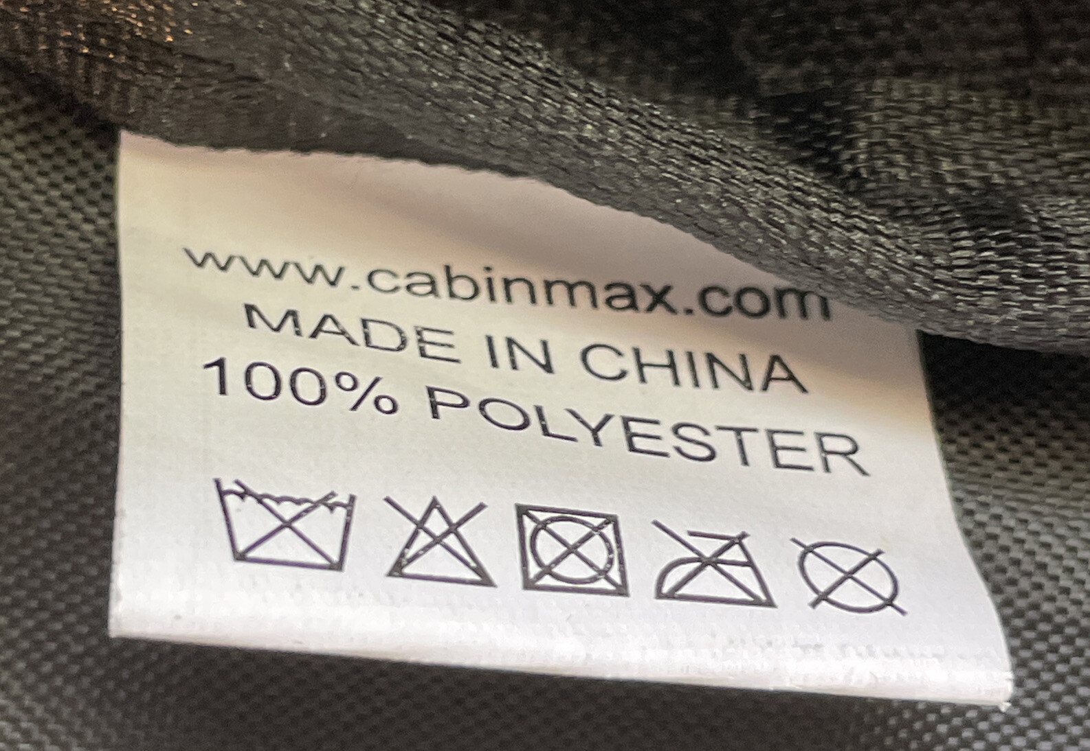 CABIN MAX Black Gray Carry On Large Lightweight Airplane Airline Travel Backpack
