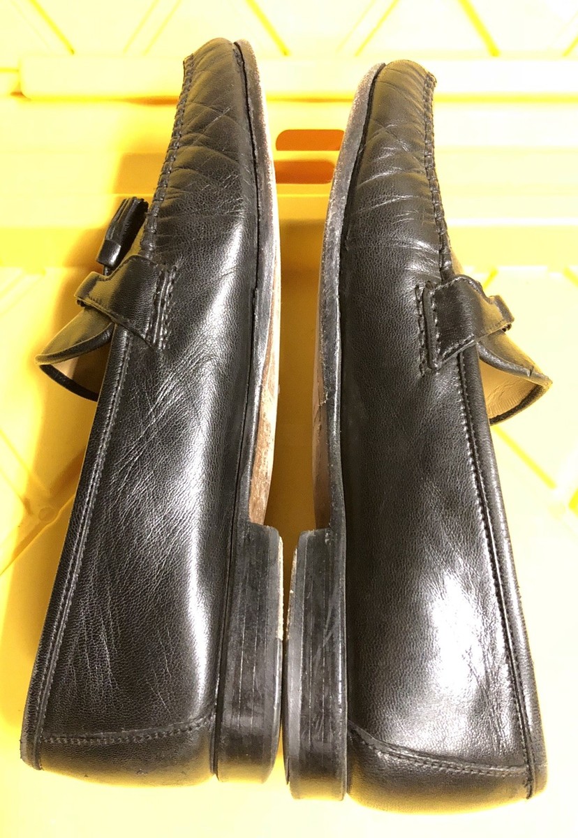 Allen Edmonds Urbino Mens Black Leather Tassel Loafers Size US 10 D Italy Allen Edmonds Urbino Tassel Loafers Black Leather Italy  main image 4
