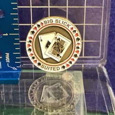 Poker Card Protector Big Slick Suited spade guard texas holdem Go All In Pub
