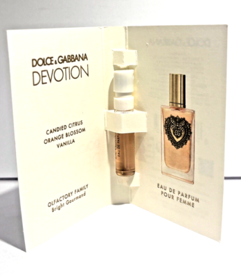DOLCE & GABBANA Devotion Eau De Parfum 1.5 ml / 0.05 OZ Sample for