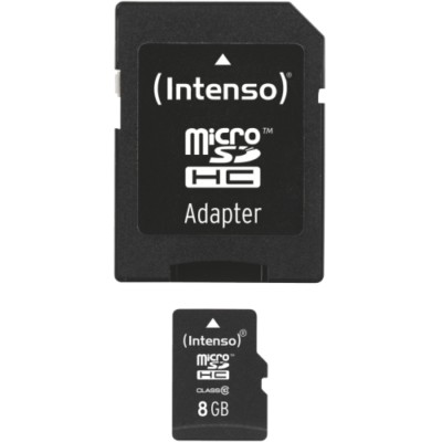 Intenso Micro SD Card 16GB Class 10 inkl. SD Adapter Speicherkarte