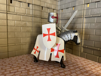 Playmobil Chevalier Croisé Templier 4670 - Roi, Prince, MOC