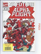 Alpha Flight #128 1983 Marvel low print htf near end of series f0523
