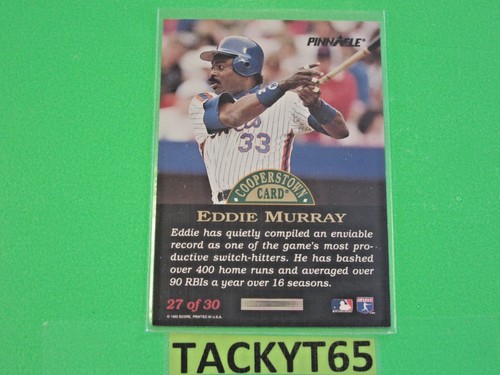 PINNACLE COOPERSTOWN BASEBALL 1993 CARTA SINGOLA(E) NRMT-MT - Foto 19 di 25