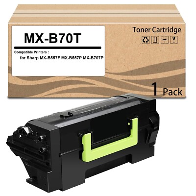1 Pack MXB70T Toner Cartridge Compatible for Sharp MX-B557F MX-B557P MX-B707P