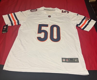 Chicago Bears Mike Singletary #50 Nike Men's NFL Retired Game Jersey - White