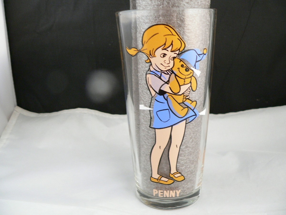 THE RESCUERS DISNEY GLASS 1977 PEPSI GLASS-----PENNY THE RESCUERS DISNEY GLASS 1977 PEPSI GLASS-----PENNY