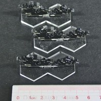Litko Battleship Galaxies Aid Debris Markers (3) Mint on sale Litko Battleship Galaxies Aid Debris Markers (3) Mint on sale