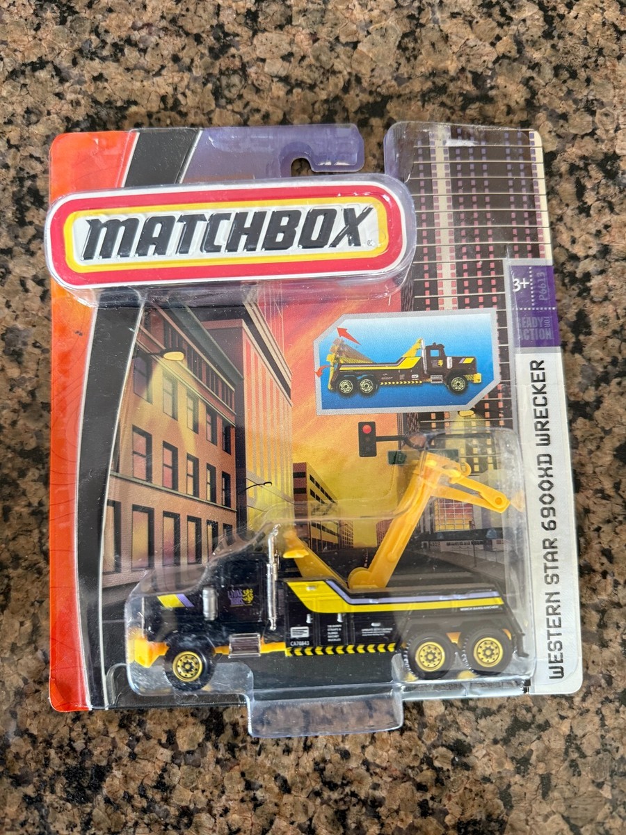 MATCHBOX REAL WORKING RIGS WESTERN STAR 6900XD WRECKER TOW TRUCK