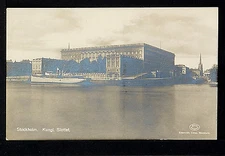 SWEDEN 07-STOCKHOLM -Kungl. Slottet. (Fotografi Äkta) Real Photo (RPPC)