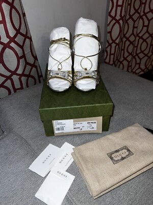 Gucci Hona Crystal 1955 Horsebit Sandal | eBay