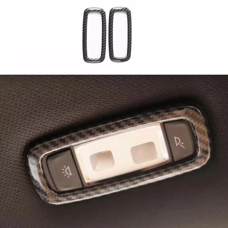Cover Trim 2018-2022 Carbon Fiber For BMW 5 Series G30 Rear Reading Light Frame