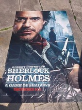 Sherlock Holmes Robert Downey Jr Original Movie Vinyl Banner Poster 8 ft by 5 ft