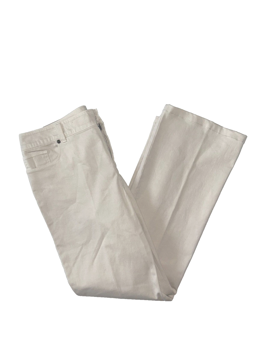 Chico's Ultimate Fit Pants Women's Size Medium/10 Off White NEW with tag