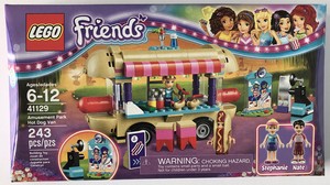 lego friends amusement park hot dog van 41129