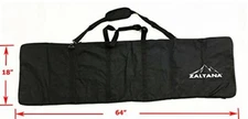 Zaltana Padded Snowboard Carrier Bag Rack Holds (18"x64"), Black