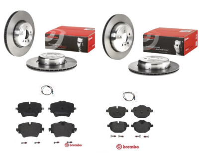 FOR BMW 5 SERIES 520D XDRIVE M SPORT G30 FRONT REAR BREMBO BRAKE DISCS AND PADS