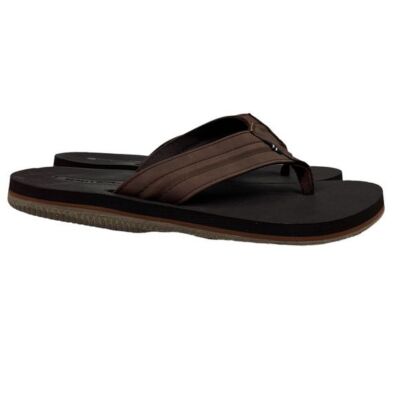 Nautica Men\'s Black and Brown Slide Sandals Double Buckle Sandal | Nautica main image 3