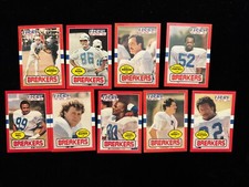 1985 Topps USFL Portland Breakers team set (9) w/MARCUS DUPREE, JEFF GOSSETT