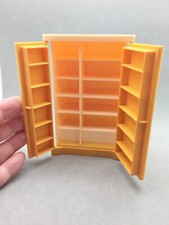 Wolverine Vintage Dollhouse Furniture Kitchen Refrigerator Plastic Hong Kong Toy