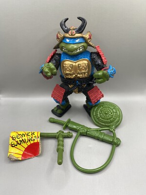 1990 TMNT Sewer Samurai Leo Leonardo Teenage Mutant Ninja Turtles *read details*