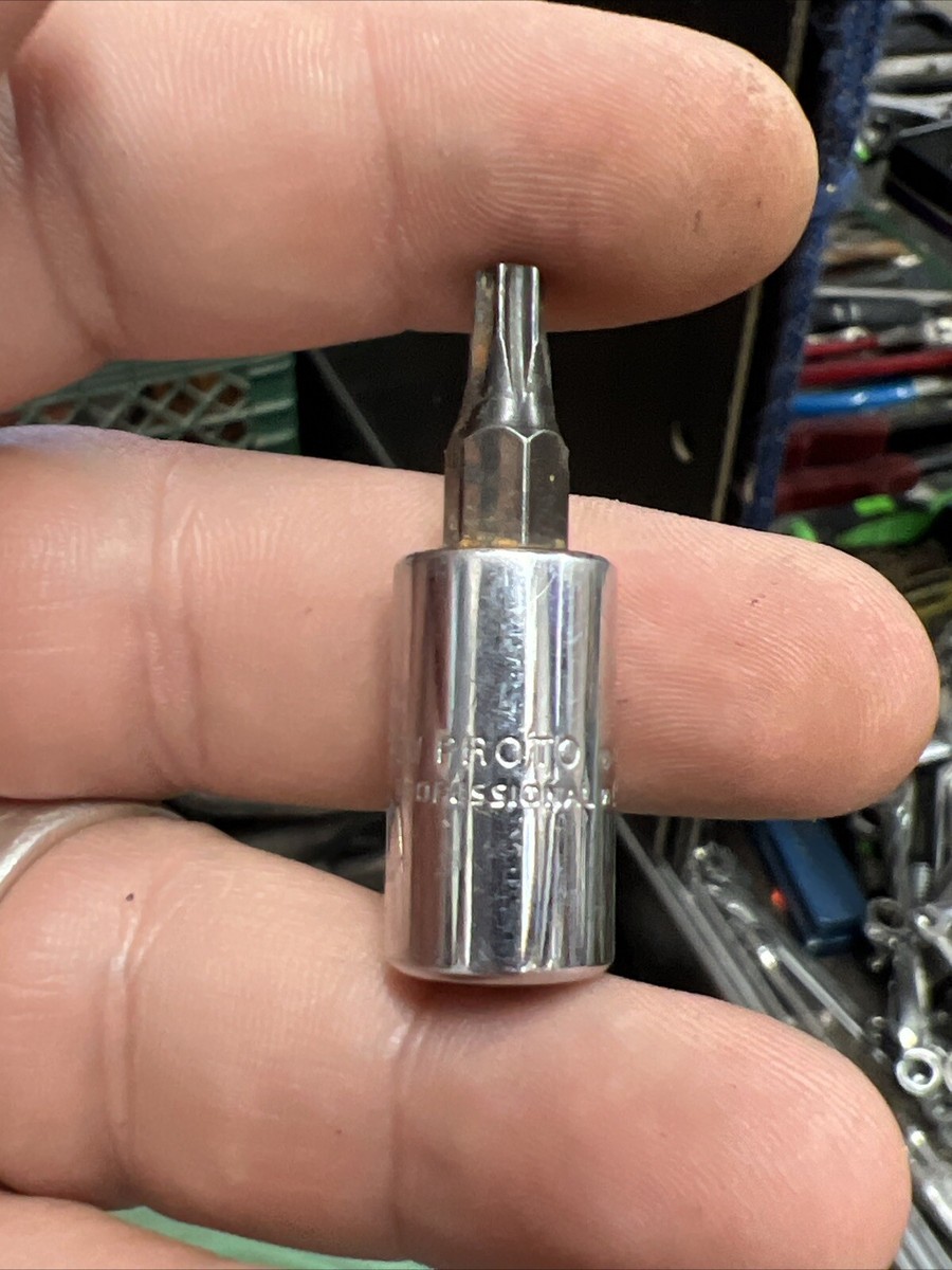 PROTO Professional Tools TORX 1/4” Drive T25 4739-25W Socket Bit