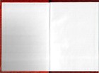 RED PATTERN NOTEBOOK/DIARY.  Approximately 100 pg HC. VERY GOOD. FREE SHIPPING! — photo 2