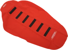 SDG 6-Rib Gripper Seat Covers Red 95943KRR