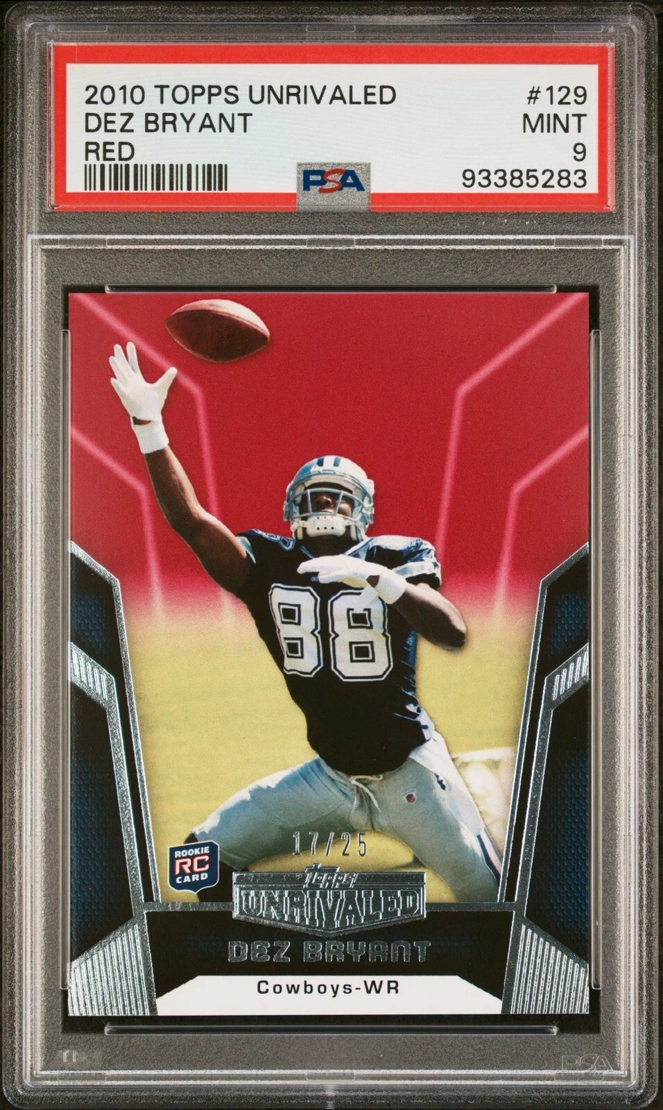 Dez Bryant Topps Unrivaled #129 Red