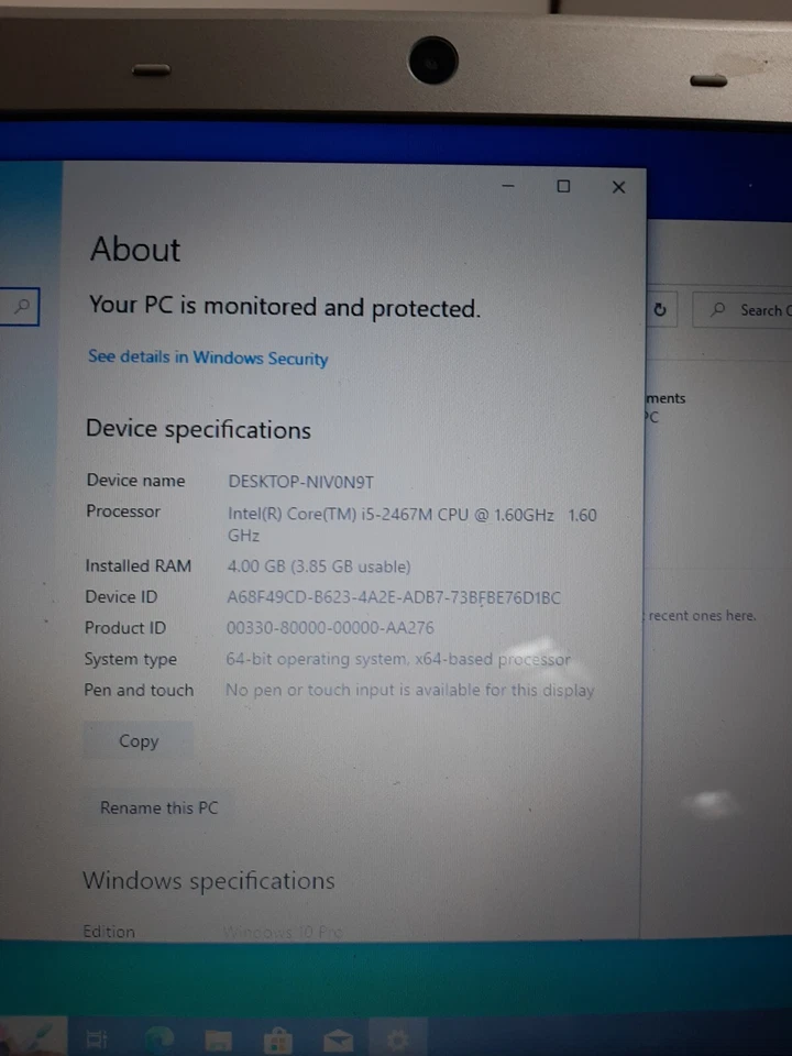 Acer Aspire S3 i5-2467M 1.60Ghz 4GB RAM 256GB SSD Win10 READ #97 - Image 2 of 4