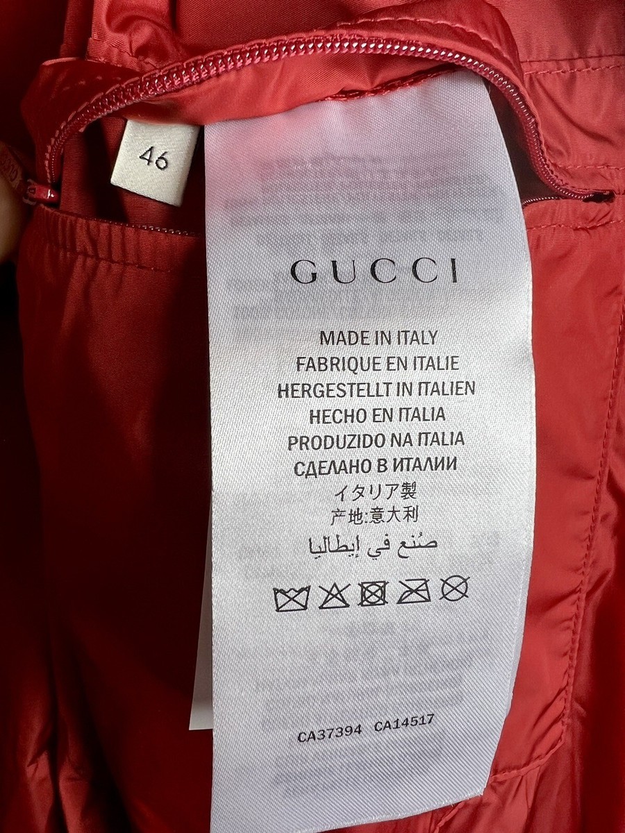 NEW WITH TAGS $8000 GUCCI BLADE GG LAMB LEATHER JACKET G46 OR 56US