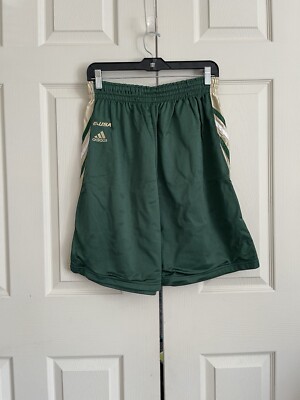 Adidas 2005 UAB Blazers Green Gold Basketball Shorts Women s  XL Team Issued!