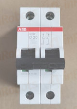 1PC ABB miniature circuit breaker S202-D20 2P 20A
