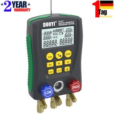HLKK Klimaanlage Monteurhilfe Digital K&uuml;hlmittel Manometer Vakuum R32 R134aR410a