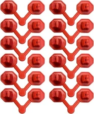 Kraken Bond FastCoat Insulation Nozzle, Horizontal & Vertical Use 12 Pack - Red