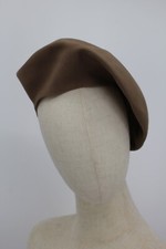 Vintage Borsalino Antica Casa Beret Hat Adult Brown Artist Poet Made In Italy