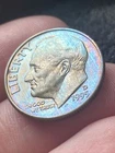 1995 D Roosevelt Dime Actual Coin Mind-blowing Breathtaking Blue Tone! TK5029*