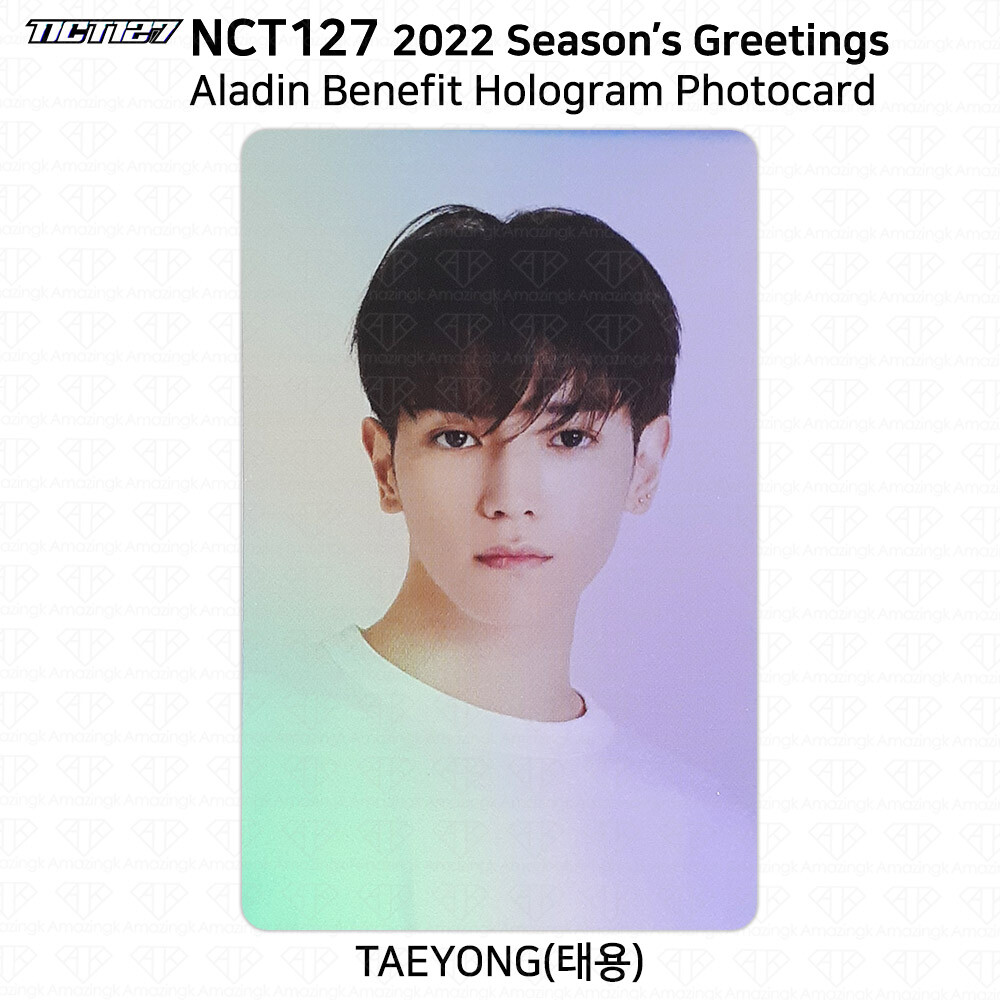 NCT 127 2022 Season's Greetings Photocard Postcard Aladin Benefit