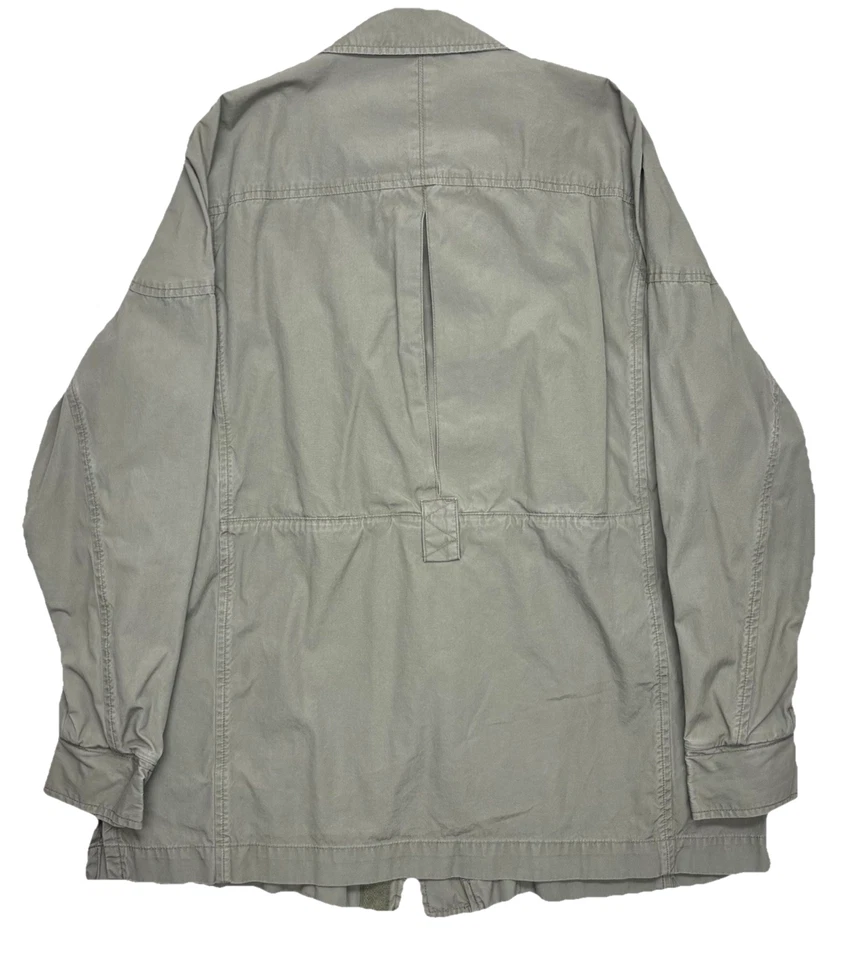 Vintage LL Bean Barn Coat Women's Size Medium Olive Green Cotton Field Jacket - Image 2 of 4