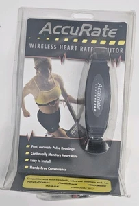 AccuRate Wireless Heart Rate Monitor Workout Tapis roulants Vélos Elliptiques NEW