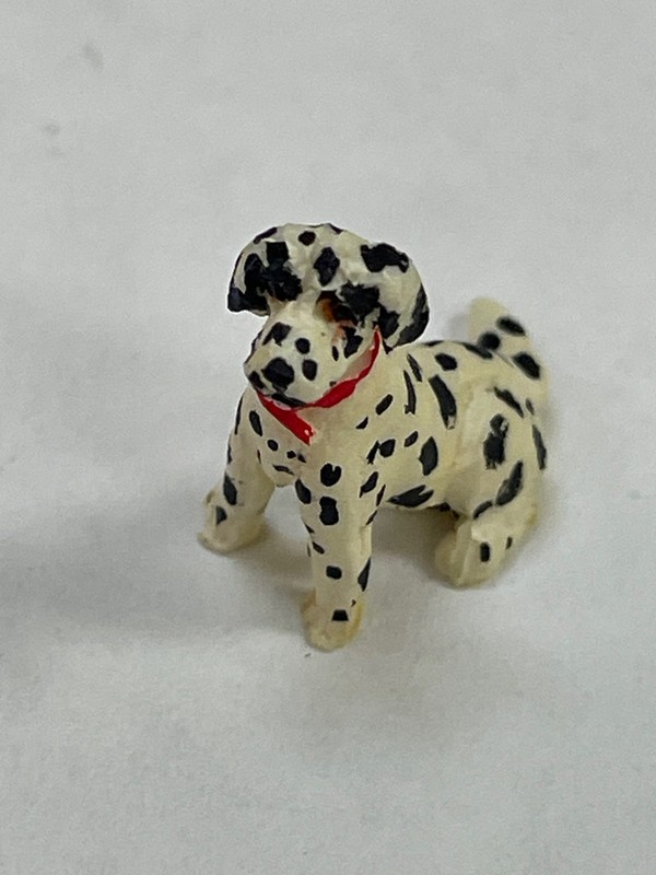 Dalmatian Dog Vintage New for miniature dollhouse - 1/2" scale?