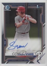 2021 Bowman Draft Chrome Draft Pick Jordan Viars #CDA-JV Auto 1id3