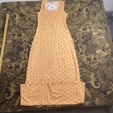 LuLaRoe Womens Size XS Dani Long Tank Dress Orange Arrows Sleeveless NWT